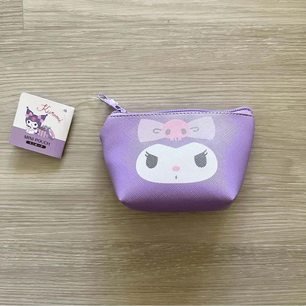 Sanrio Kuromi Faux Leather Coin Pouch Purse NWT